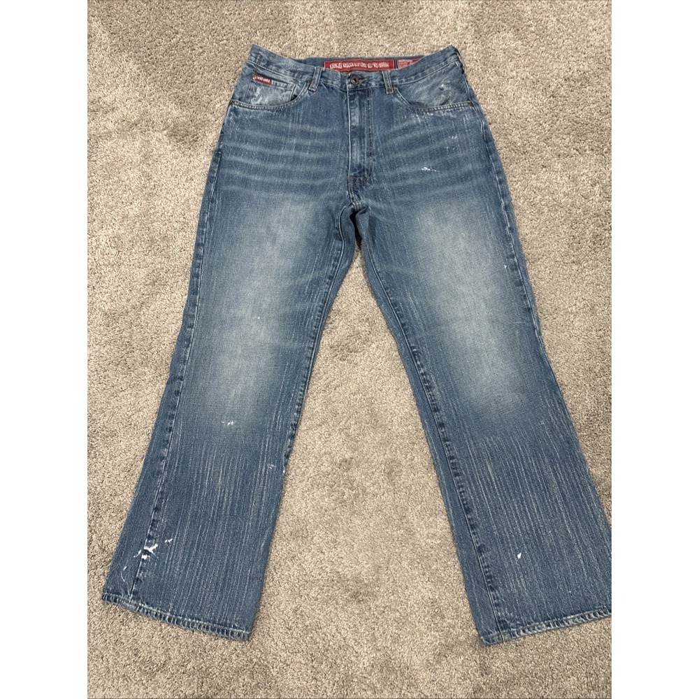 Vintage Ecko Untld Men's Blue Jeans Baggy Fit Size 34